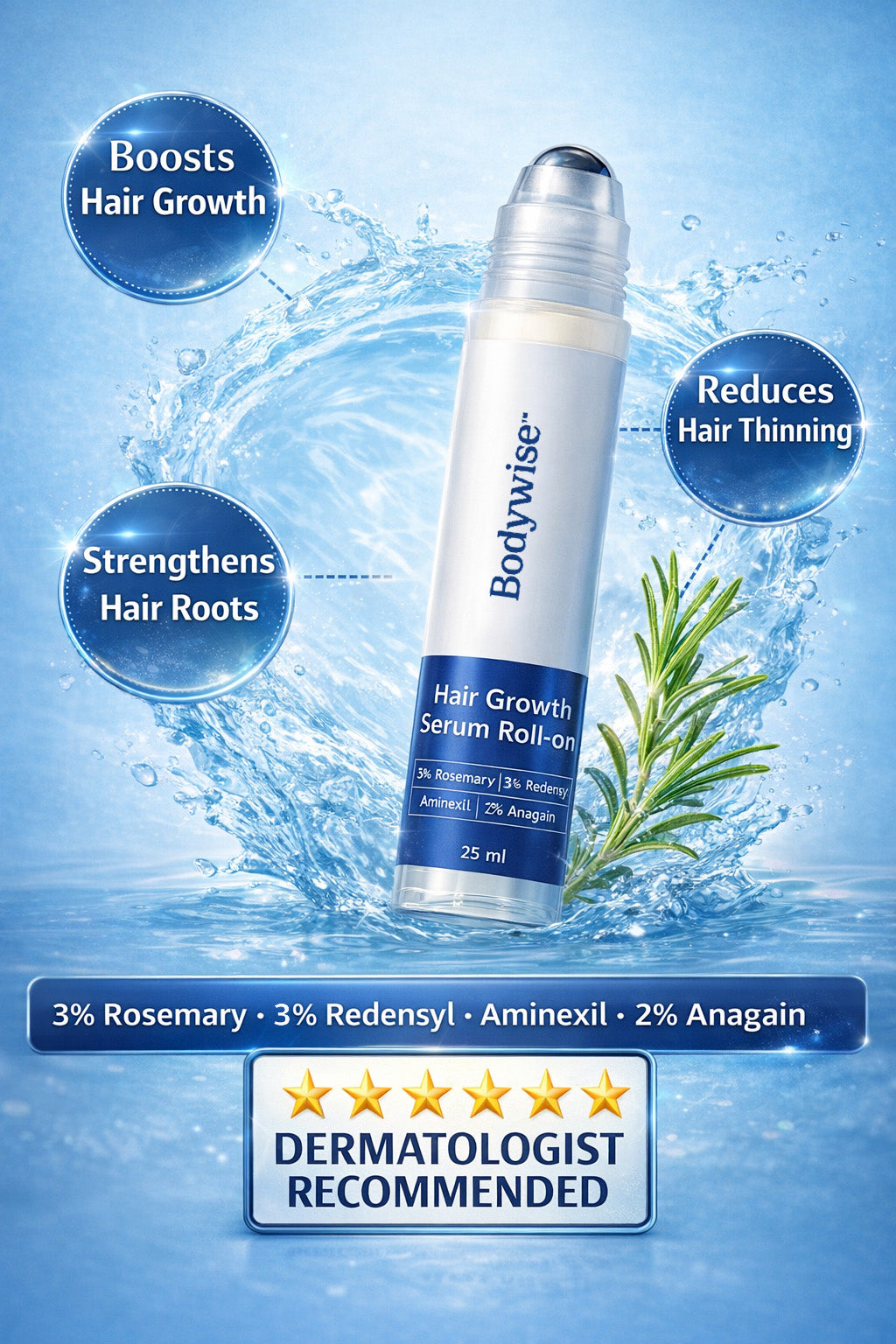 Bodywise Advanced Hair Density Roll-On Serum