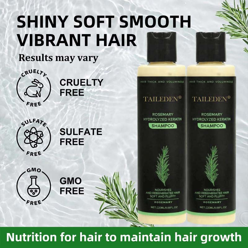 (🔥LAST 3 HOURS SALE - 70% OFF)🌱 TAILEDEN® Organic Rosemary Hair Growth Shampoo