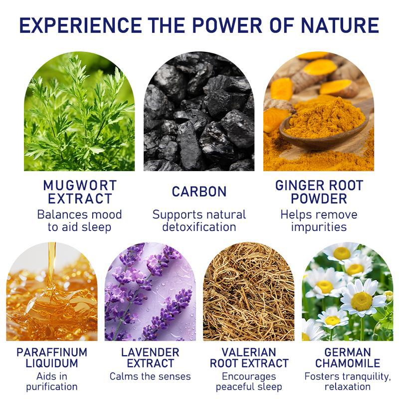 Neslemy™ Deep Relaxing Foot Patches  – Soothe Tired Feet, Relieve Stress, Promote Relaxation & Better Sleep